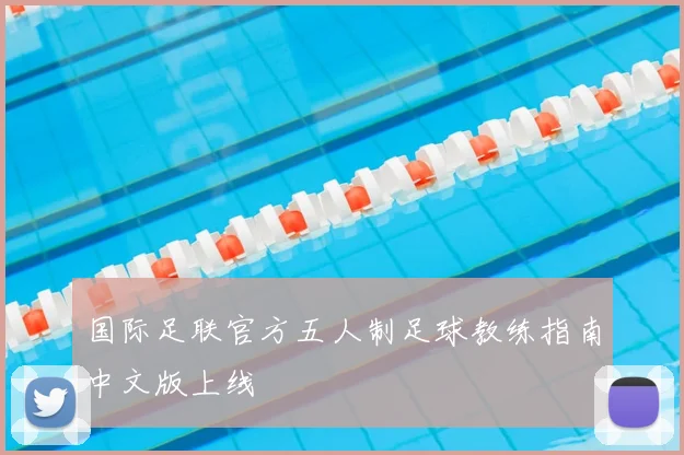 国际足联官方五人制足球教练指南中文版上线